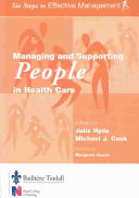 Managing and supporting people in health care /