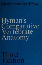 Hyman's Comparative vertebrate anatomy.