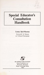 Special educator's consultation handbook /