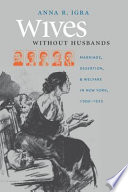 Wives without husbands : marriage, desertion, & welfare in New York, 1900-1935 /