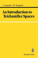 An introduction to Teichmüller spaces /