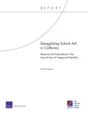 Deregulating school aid in California.