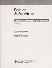 Politics & structure : essentials of American national government /