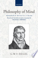 A commentary on Hegel's Philosophy of mind /