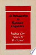 An introduction to Romance linguistics, its schools and scholars /