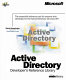 Microsoft Active Directory developer's reference library /
