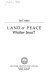 Land or peace : whither Israel? /