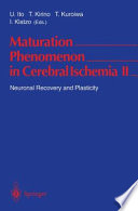 Maturation Phenomenon in Cerebral Ischemia II : Neuronal Recovery and Plasticity /