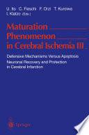 Maturation Phenomenon in Cerebral Ischemia III : Defensive Mechanisms Versus Apoptosis Neuronal Recovery and Protection in Cerebral Infarction /