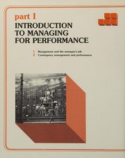 Managing for performance /