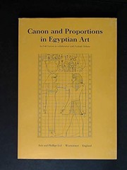 Canon and proportions in Egyptian art.