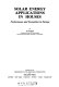 Solar energy applications in houses : performance and economics in Europe /