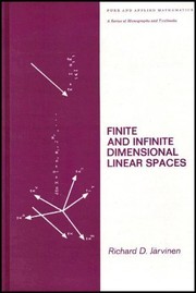 Finite and infinite dimensional linear spaces : a comparative study in algebraic and analytic settings /