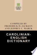 Carolinian-English dictionary /