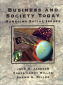 Business and society today : managing social issues /