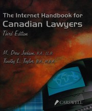 The Internet handbook for Canadian lawyers /