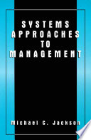 Systems approaches to management /