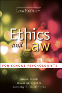 Ethics and law for school psychologists /