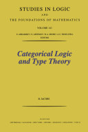 Categorical logic and type theory /