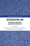 Decolonizing law : Indigenous, third world and settler perspectives /