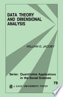 Data theory and dimensional analysis /