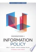 Foundations of information policy /