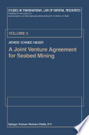 A joint venture agreement for seabed mining /