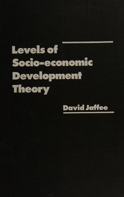 Levels of socio-economic development theory /
