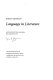 Language in literature /