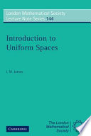 Introduction to uniform spaces /