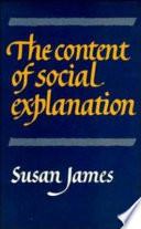 The content of social explanation /