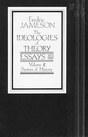The ideologies of theory : essays 1971-1986 /