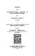 Essays in the constitutional history of the United States in the formative period, 1775-1789.