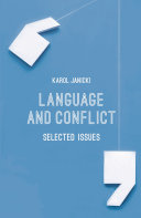 Language and conflict : selected issues /