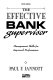The effective bank supervisor : management skills for improved performance /