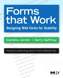 Forms that work : designing Web forms for usability /