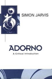 Adorno : a critical introduction /