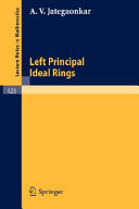 Left principal ideal rings /