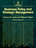 Business policy and strategic management /