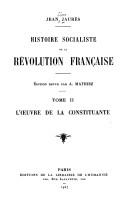 Histoire socialiste de la Révolution française.