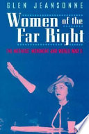 Women of the far right : the mothers' movement and World War II /