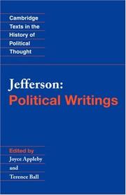 Thomas Jefferson, political writings /