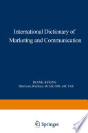 International Dictionary of Marketing and Communication /
