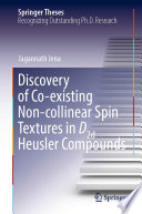Discovery of Co-existing Non-collinear Spin Textures in D2d Heusler Compounds /