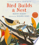 Bird builds a nest /