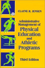 Administrative management of physical education and athletic programs /