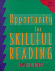 Opportunity for skillful reading /
