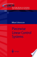 Piecewise linear control systems : a computational approach /