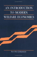 An introduction to modern welfare economics /