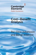 Cost-benefit analysis /